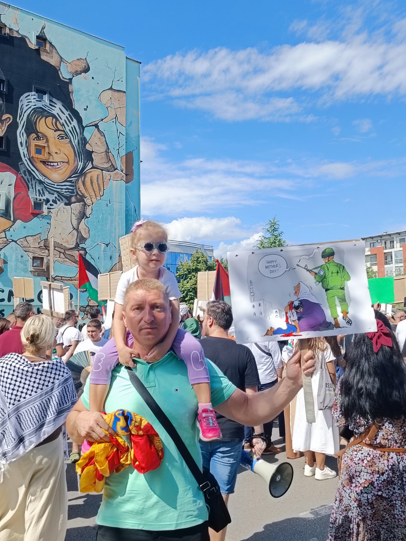 Mirni protest solidarnosti s narodom Palestine