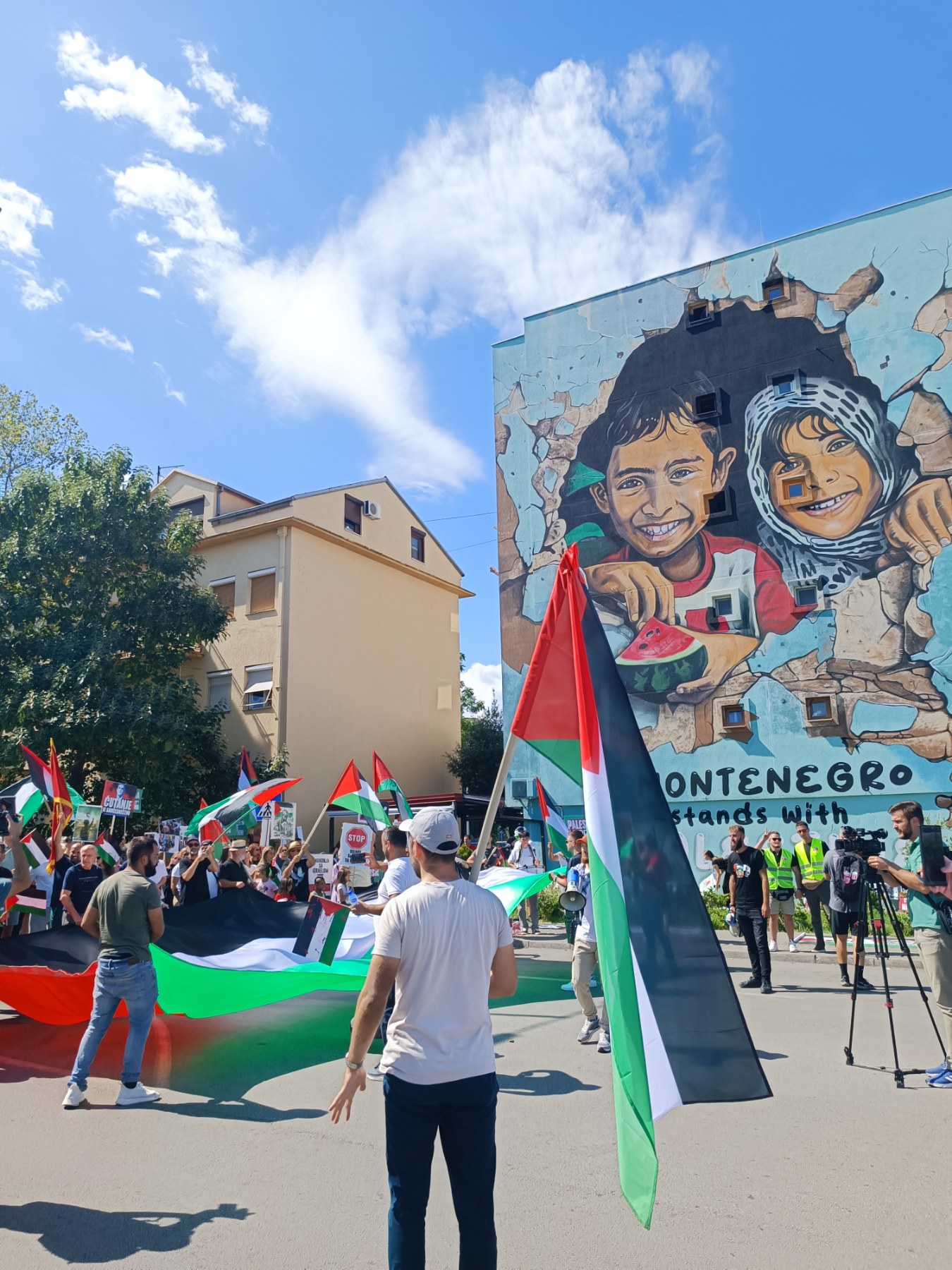 Mirni protest solidarnosti s narodom Palestine