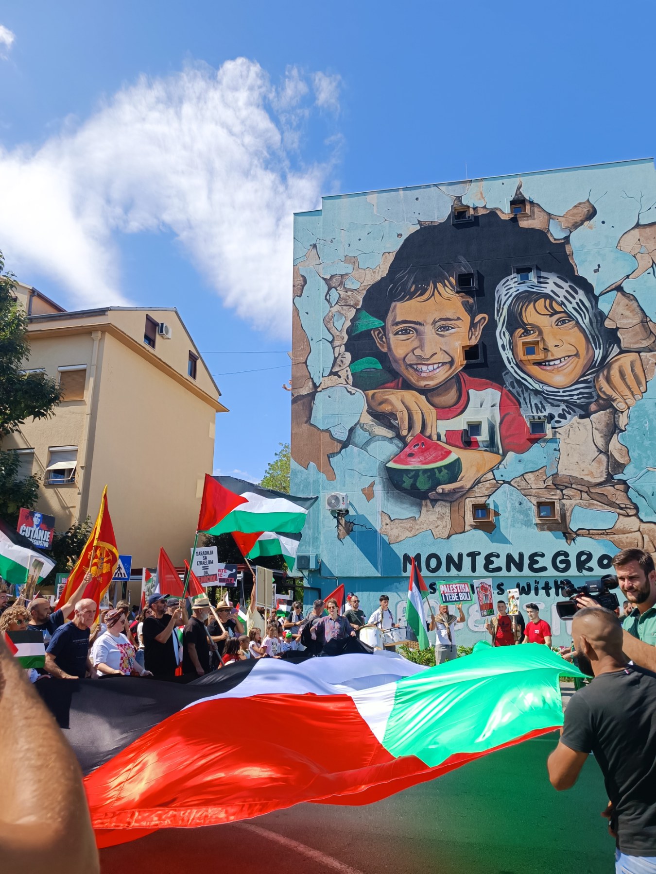 Mirni protest solidarnosti s narodom Palestine