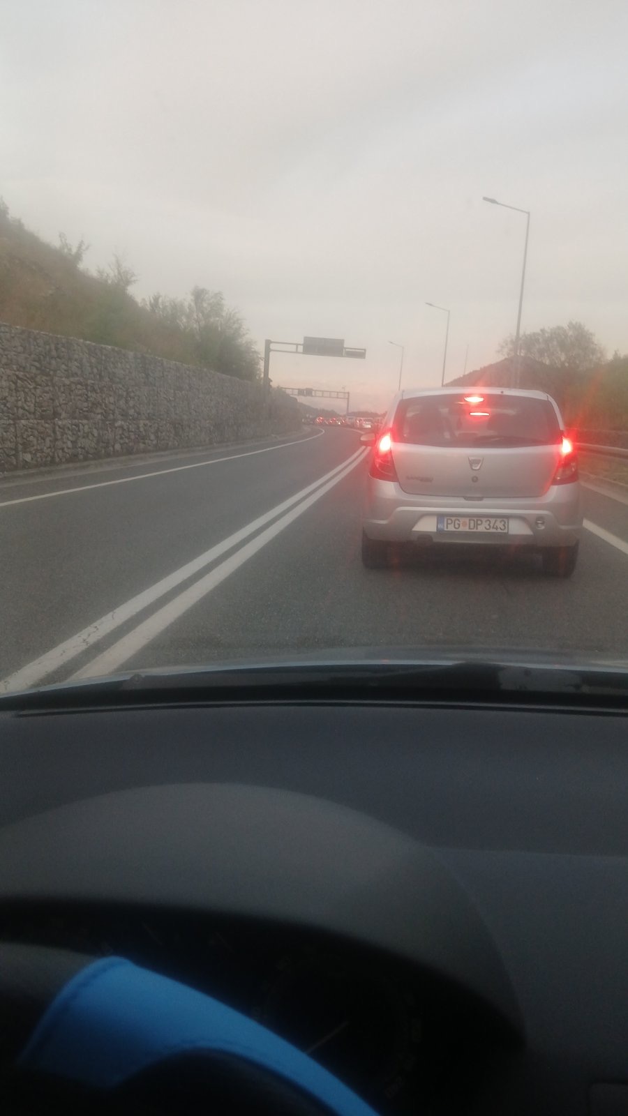 Gužve iz pravca Bara ka Podgorici