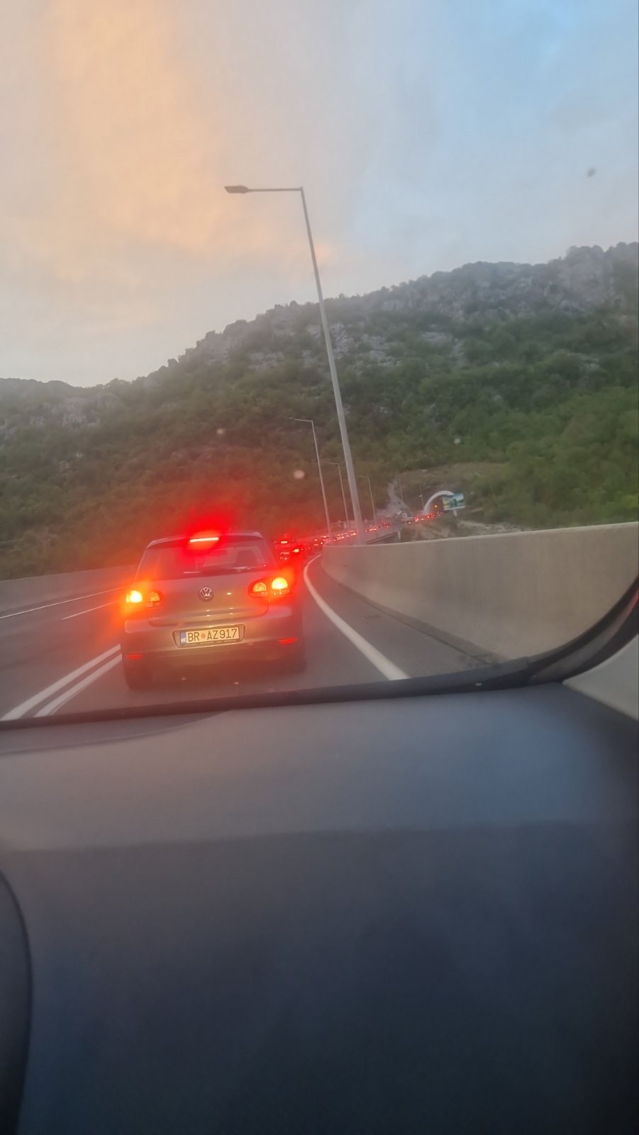 Gužve iz pravca Bara ka Podgorici