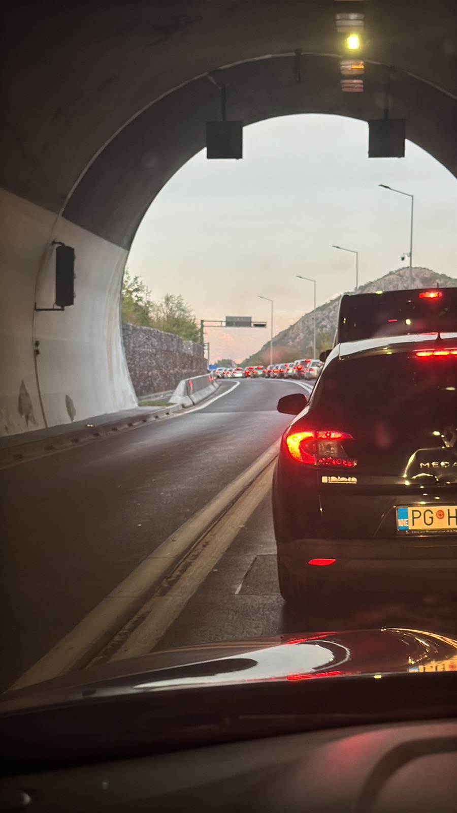 Gužve iz pravca Bara ka Podgorici (Foto: Patrola CG)