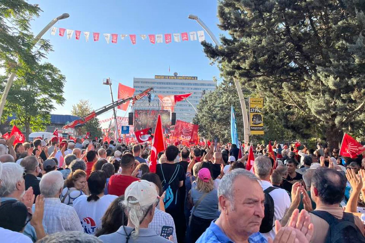 Sa protesta u Ankari (Foto: X)