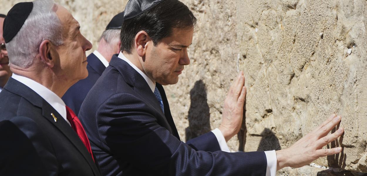 Rubio sa Netjanahuom (Foto: AP/Ariel Schalit)