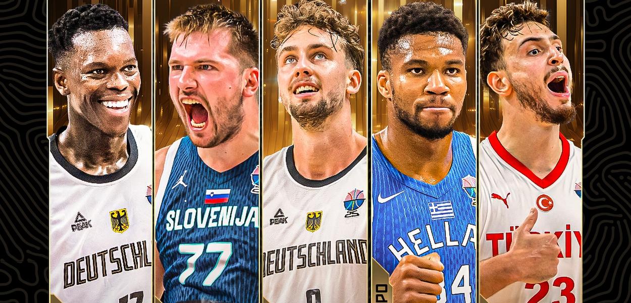 Najbolja petorka Eurobasketa (Foto: FIBA)