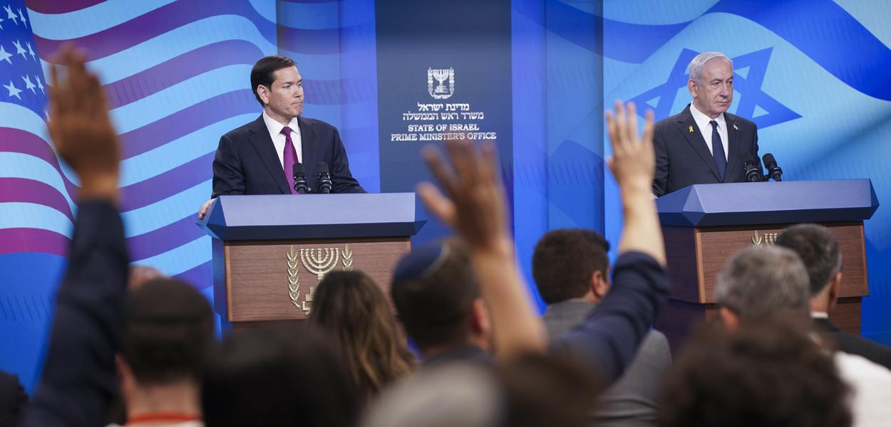 Rubio i Netanjahu (Foto: Nathan Howard/Pool Photo via AP)