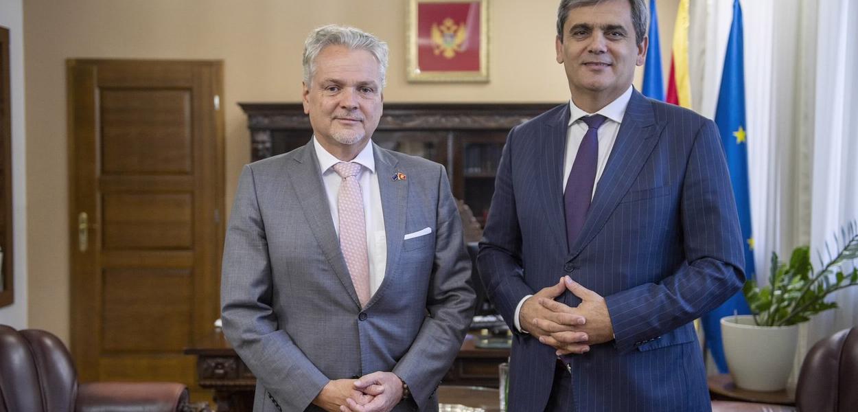 Satler i Ibrahimović (Foto: Vlada Crne Gore/Bojana Ćupić)