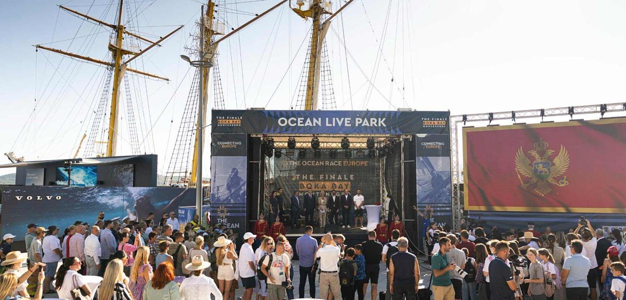 Ocean Live Park u Tivtu (Foto: Omega Team/ The Ocean Race Europe 2025)