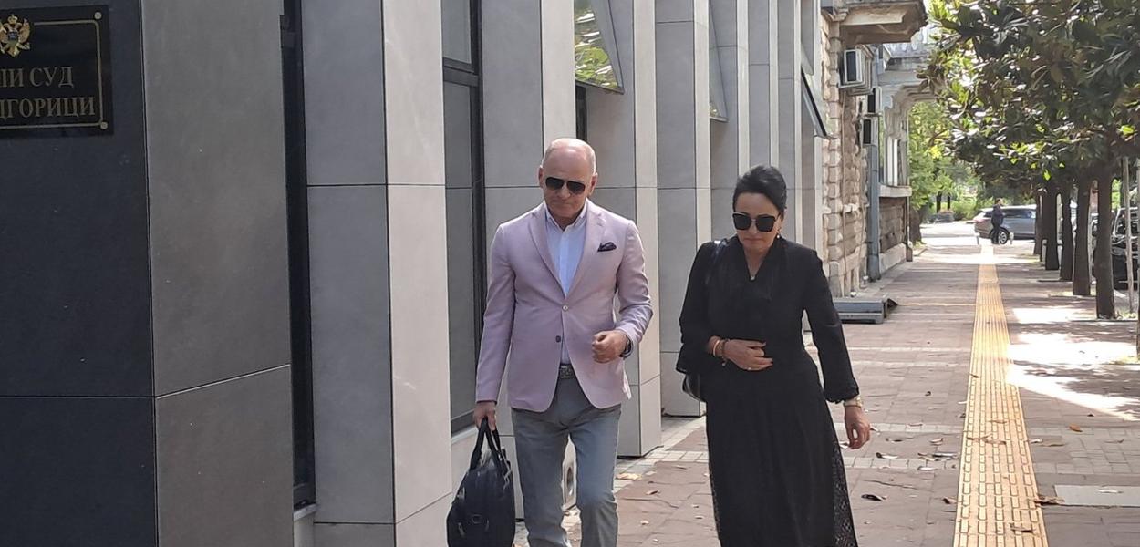 Advokat Zdravko Begović i Vesna Medenica, 17.9.2025. (Foto: Portal ETV/Marija Žižić)