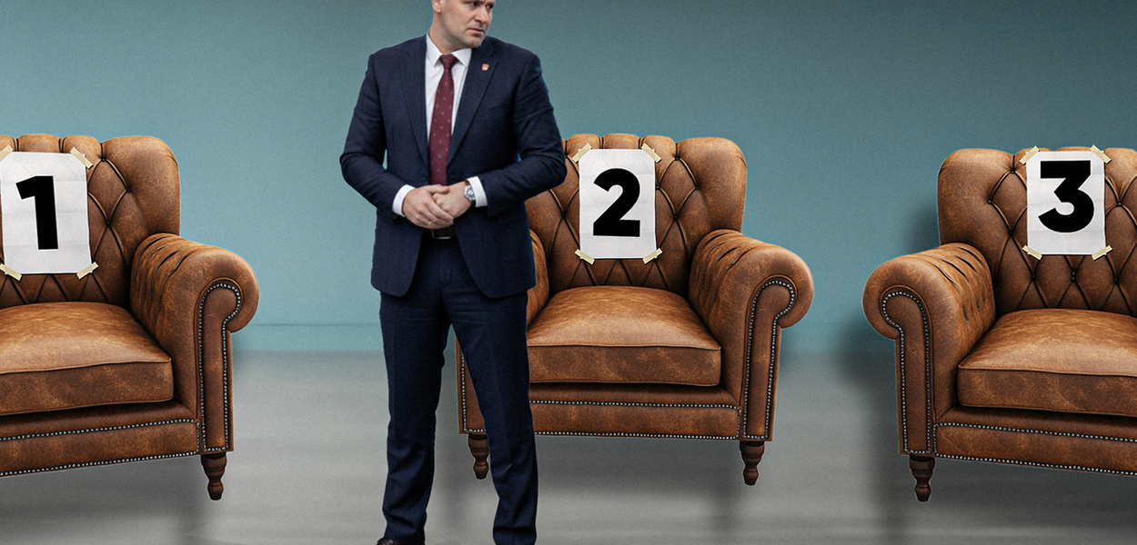 KOJU FOTELJU ZAUZETI: Lazar Šćepanović, v.d. direktora Uprave policije (Foto: ILUSTRACIJA: B.PAVIĆEVIĆ)