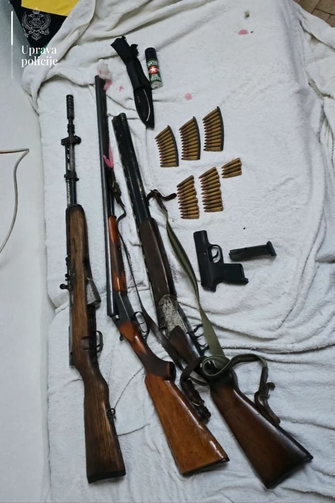 Pronađeno oružje Beranca u Perastu