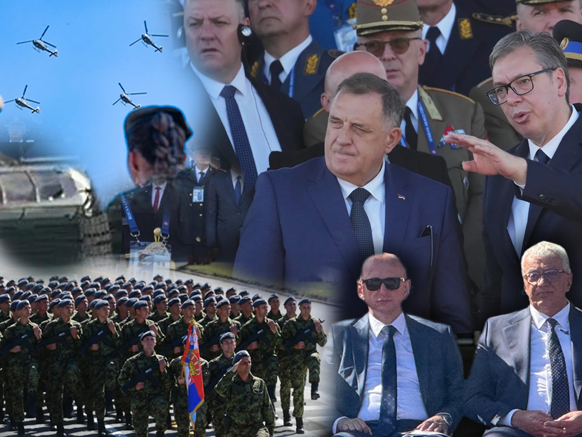 MOZAIK POLTRONSTVA: Detalji sa parade u Beograda (Foto: UGC)