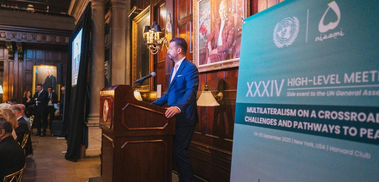 Milatović na konferenciji u Njujorku (Foto: Kabinet predsjednika Crne Gore)