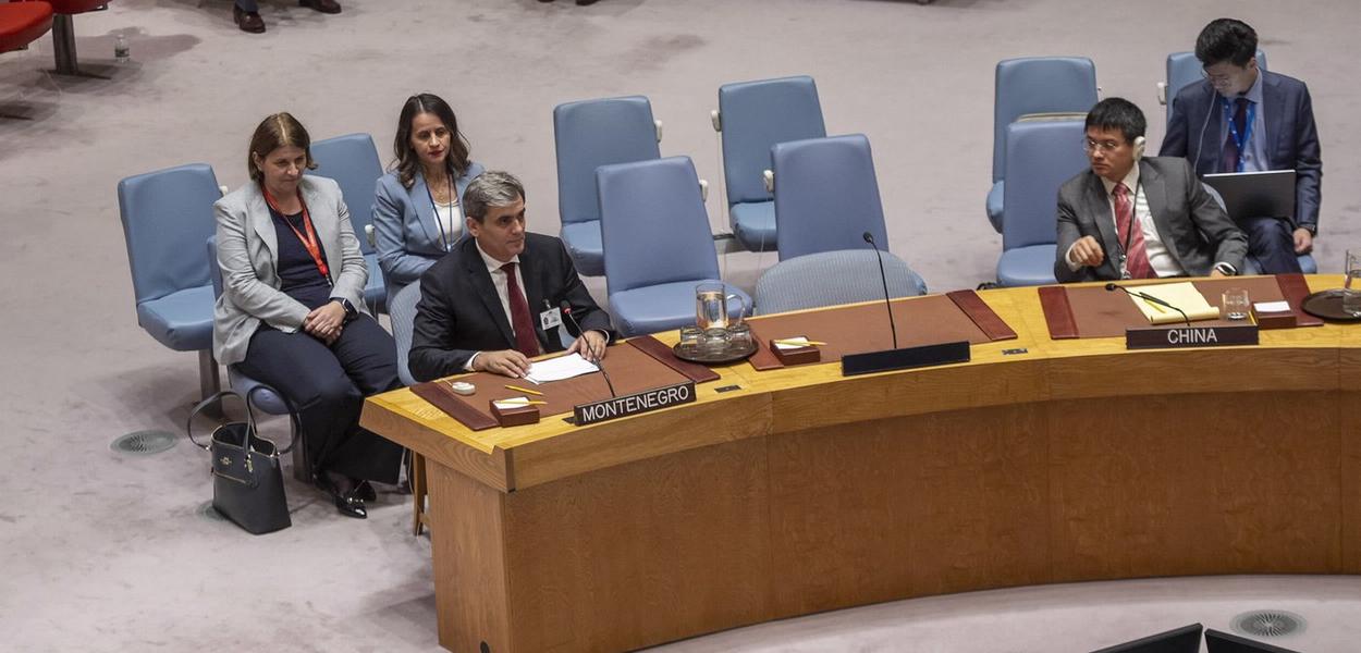 Ibrahimović u Savjetu bezbjednosti UN (Foto: Vlada Crne Gore/Bojana Ćupić)