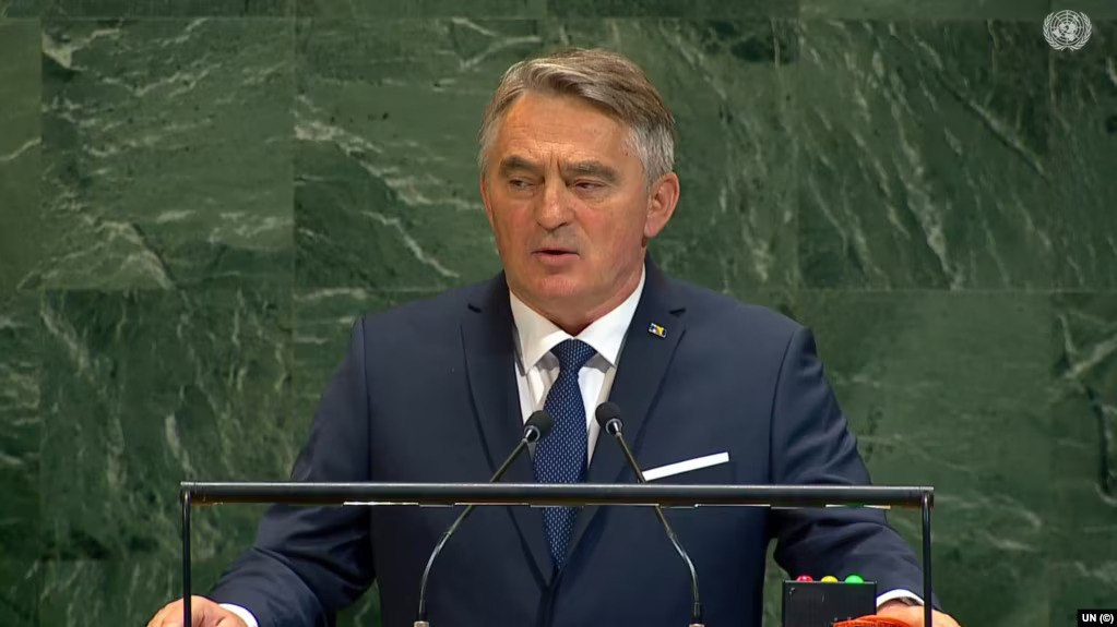 Željko Komšić, član Predsjedništva BiH na Generalnoj skupštini UN (Foto: UN)