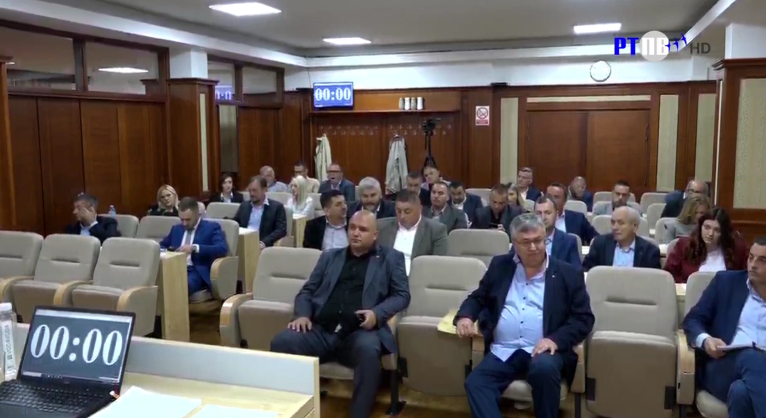 Sa današnje sjednice SO Pljevlja (Foto: Stop kadar)
