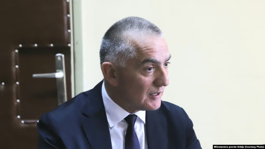 Ministar pravde Srbije Nenad Vujić, maj 2025. godine (Foto: Ministarstvo pravde Srbije/Courtesy Photo)