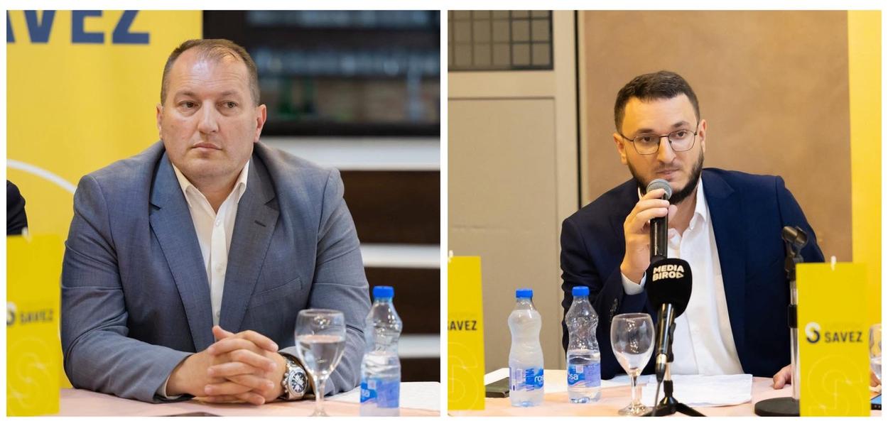 Odbornici Evropskog saveza Rožaje Alen Kalač i Rejhan Agović (Foto: Evropski savez)