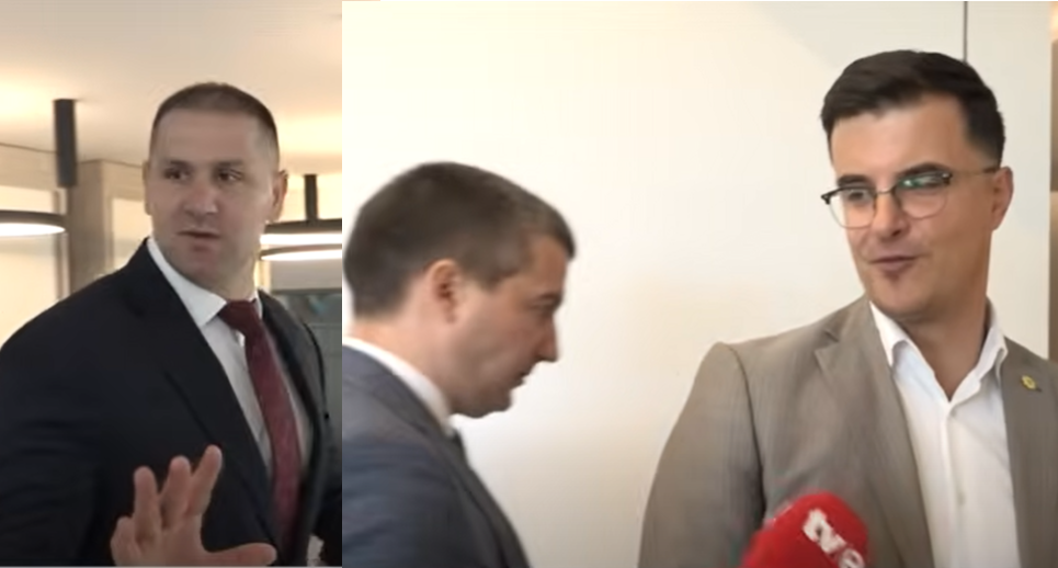 Šćepanović, Bečić, Šaranović (Foto: TV E/screenshot)