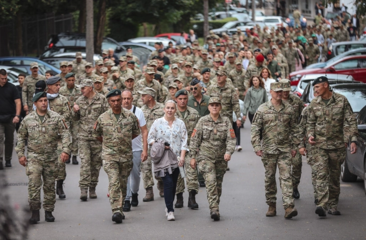 Humanitarni marš u Podgorici (Foto: Ministarstvo odbrane)