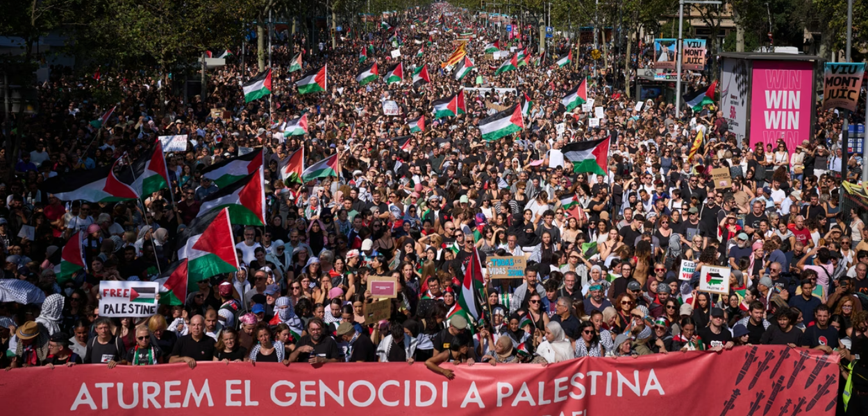 Protest u Barseloni (Foto: AP)