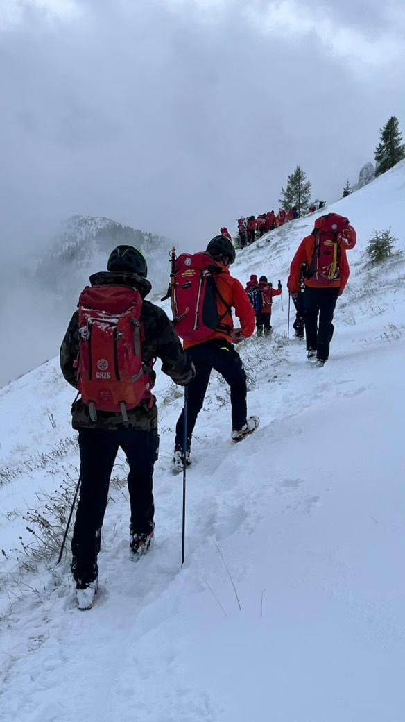 Akcija spašavanja u Sloveniji (Foto: Gorska Reševalna Zveza Slovenije/Facebook)