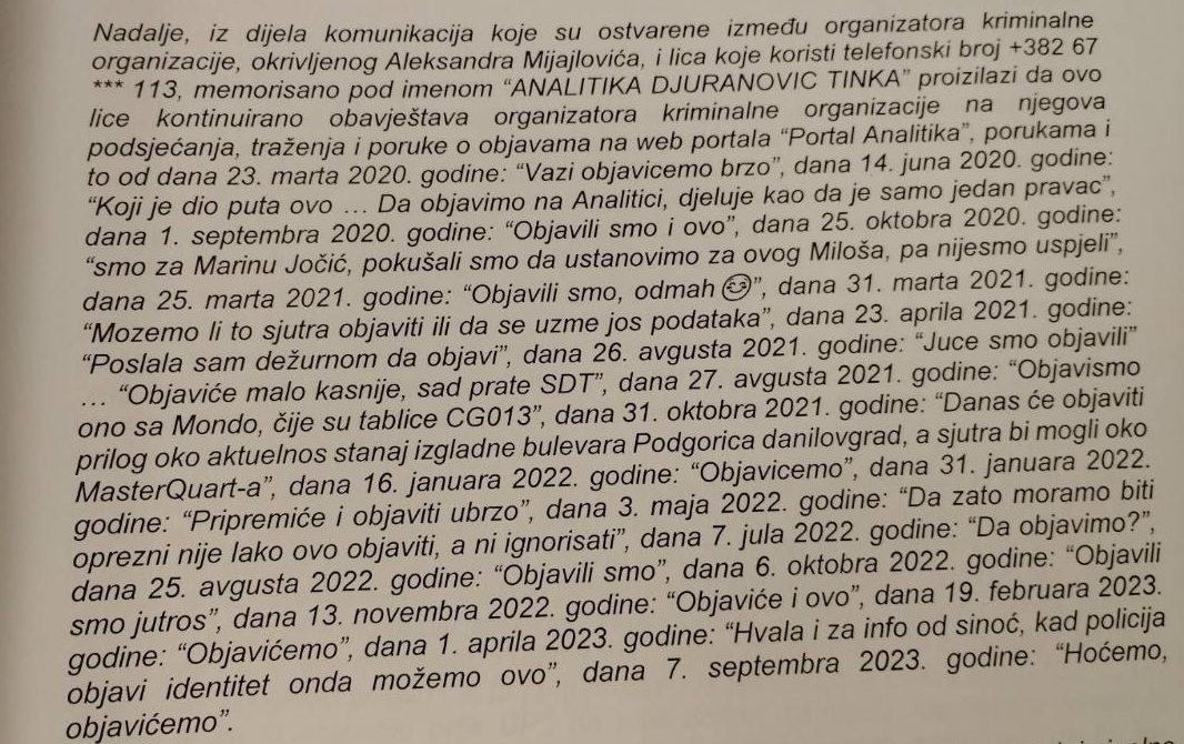 Analitika navodi SDT