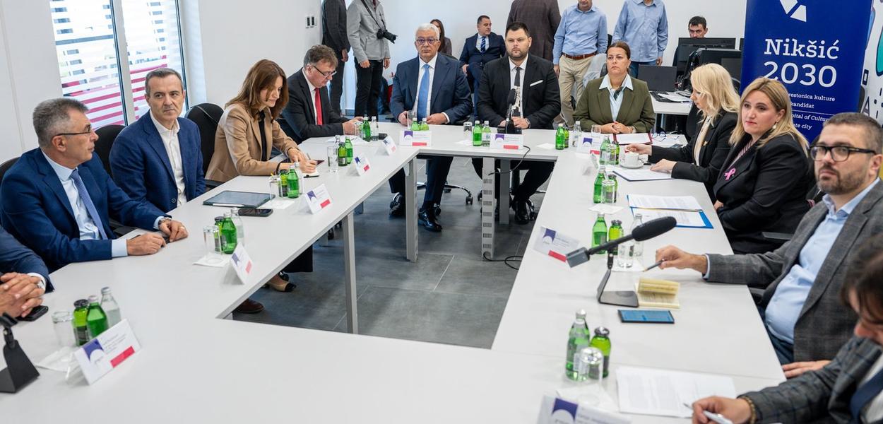 Posjeta Mandića Nikšiću (Foto: Skupština Crne Gore)