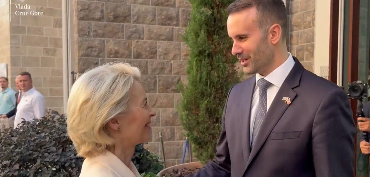 Fon der Lajen i Spajić (Foto: Vlada Crne Gore)