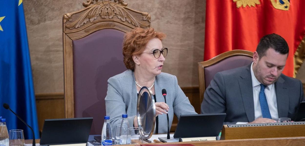 Zdenka Popović (Foto: Skupština Crne Gore)