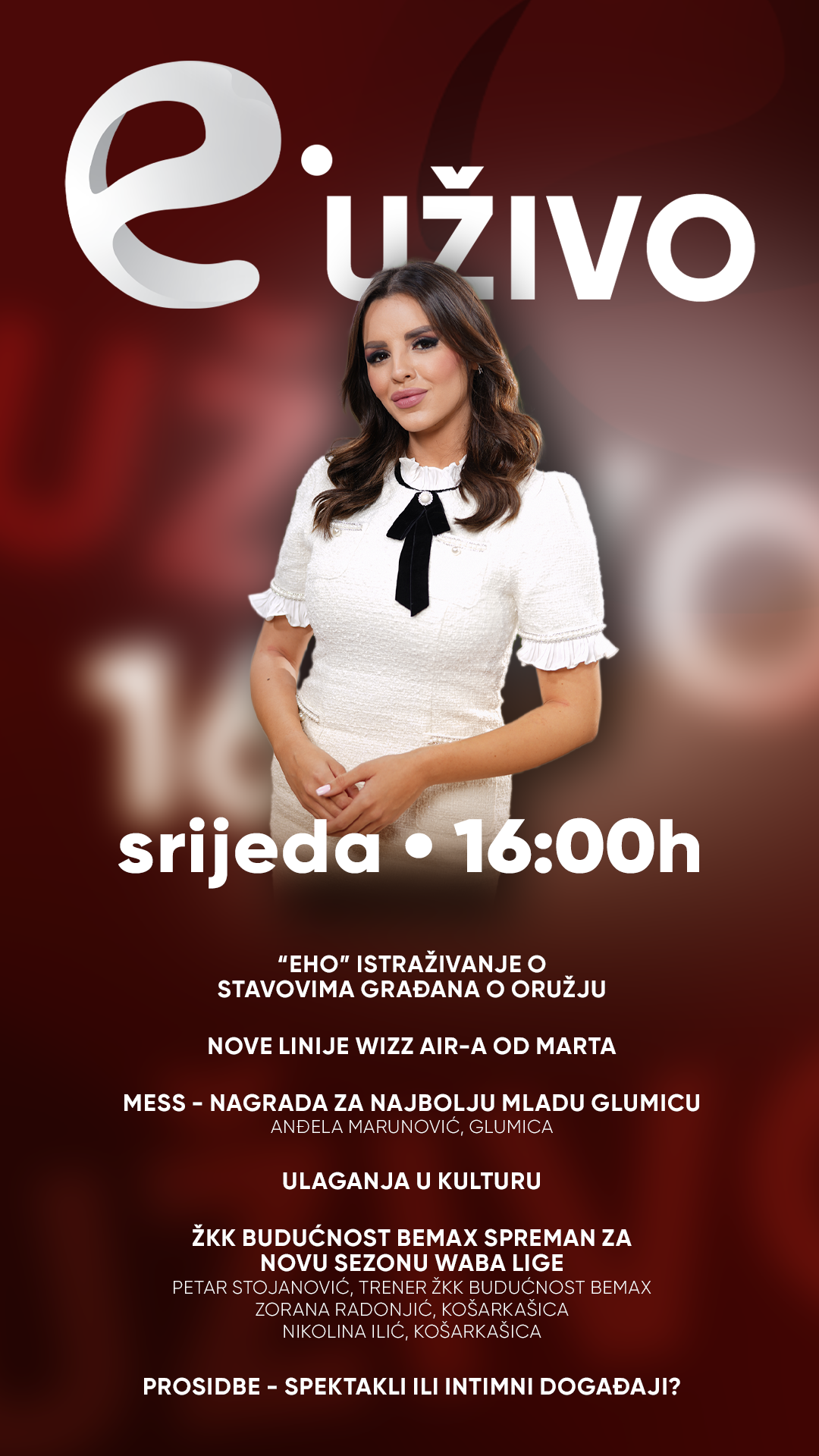 E uživo (Foto: Televizija E)