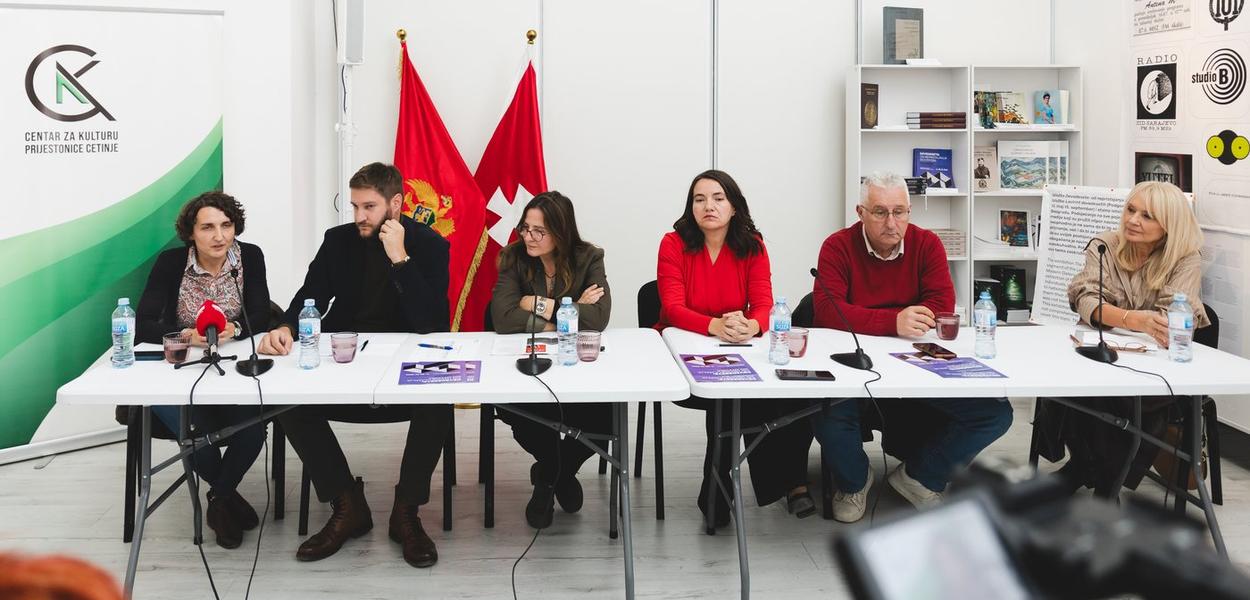 DEVEDESETE JOŠ TRAJU - U SJEĆANJIMA, POLITIKAMA I DRUŠTVU: Sa panela CGO, Kulturnog fronta i Fondacije M90 (Foto: CGO/Nikola Vulikić)