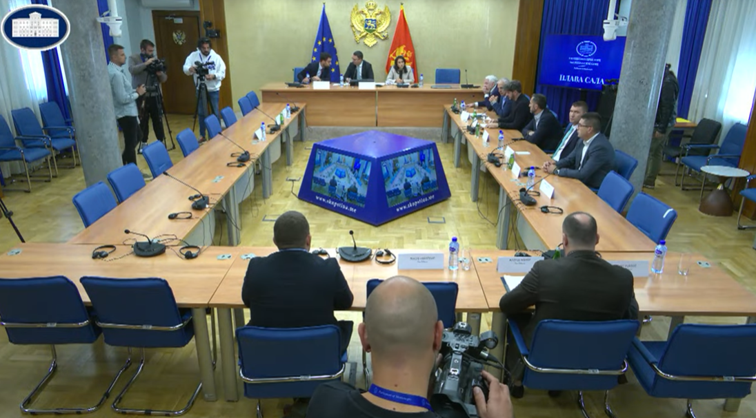 Sa današnje sjednice Odbora za politički sistem, pravosuđe i upravu (Foto: Stop kadar)