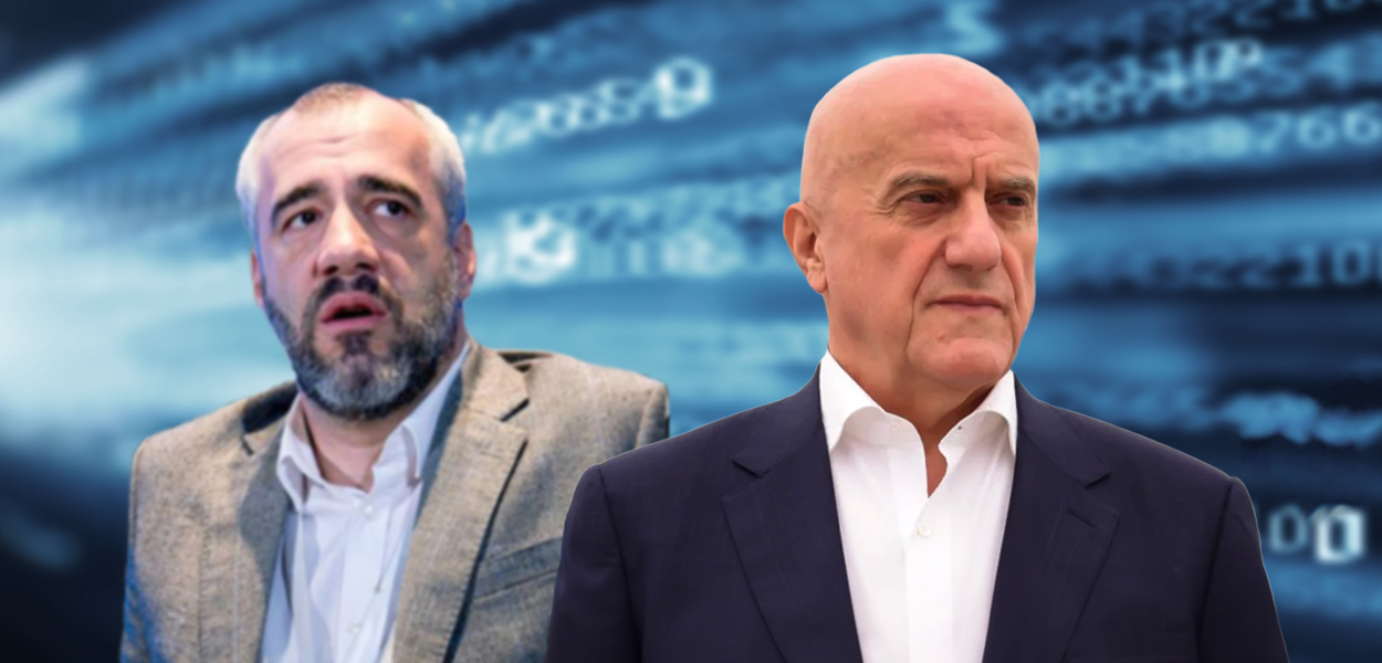 (NE)POTPUNE SKAJ PREPISKE: Specijalni tužilac Miloš Šoškić i biznismen Miodrag Daka Davidović (Foto: Ilustracija: T. METĐONAJ)