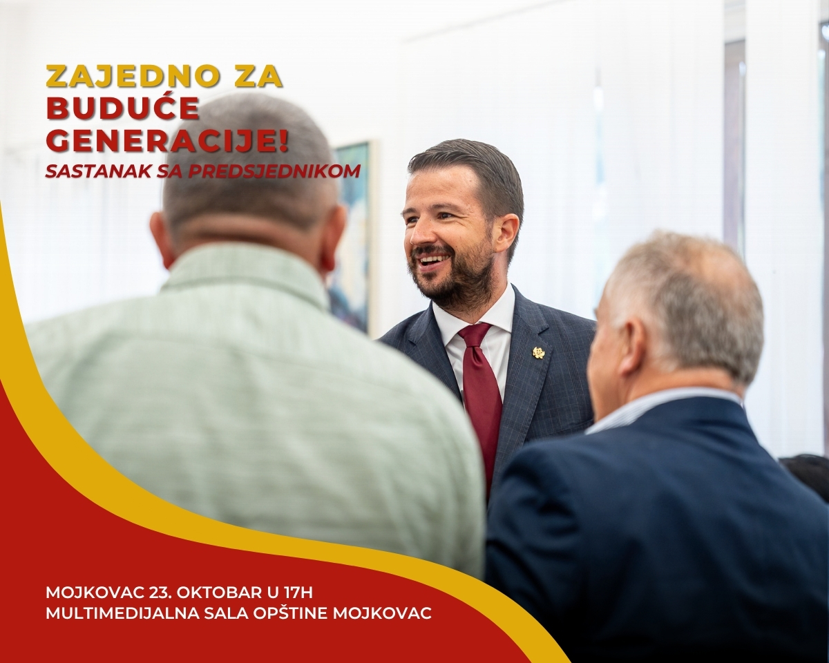 Jakov Milatović (Foto: Kabinet predsjednika Crne Gore)