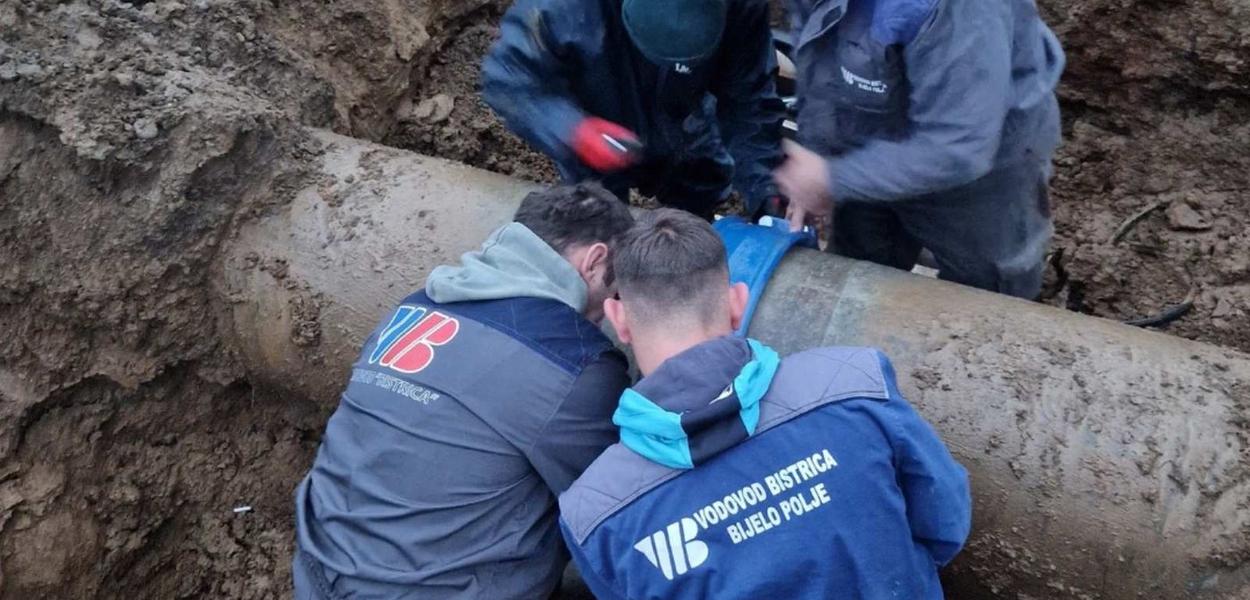 Saniran kvar u Bijelom Polju (Foto: Vodovod "Bistrica")