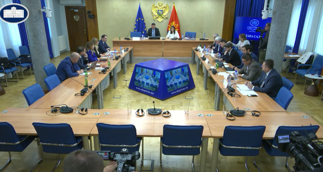 Sa današnje sjednice Odbora za politički sistem, pravosuđe i upravu (Foto: Stop kadar)