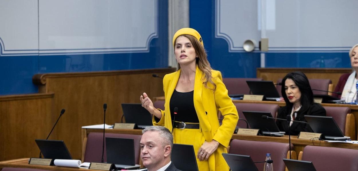 Aleksandra Vuković Kuč (Foto: Skupština Crne Gore)