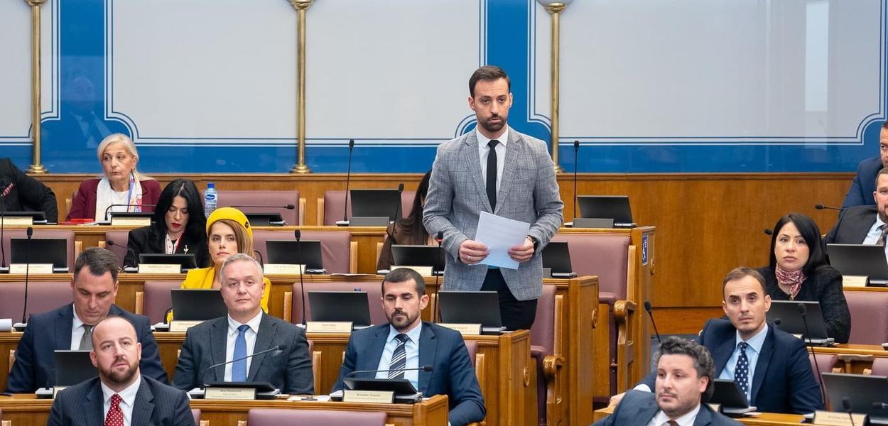 Nikola Zirojević (Foto: Skupština Crne Gore)