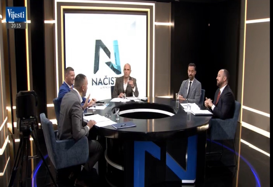 Iz večerašnje emisije "Načisto" (Foto: TV Vijesti - stop kadar)