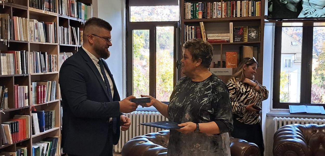 Batrićević i Hrebičkova (Foto: Fakultet za crnogorski jezik i književnost/X)