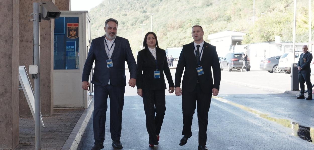 Drakić, Vučinić i Šćepanović na Božaju (Foto: ASK)