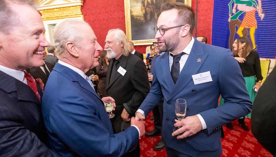 Radonjić sa kraljem Čarlsom lll (Foto: PR Centar)