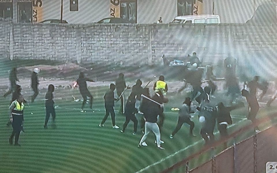 Incident na stadionu u Nikšiću (Foto: Stop kadar)
