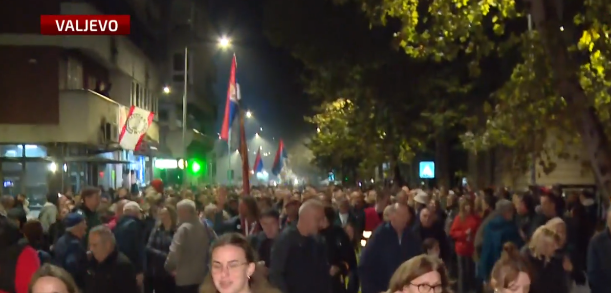 Studenti stigli u Valjevo (Foto: N1)