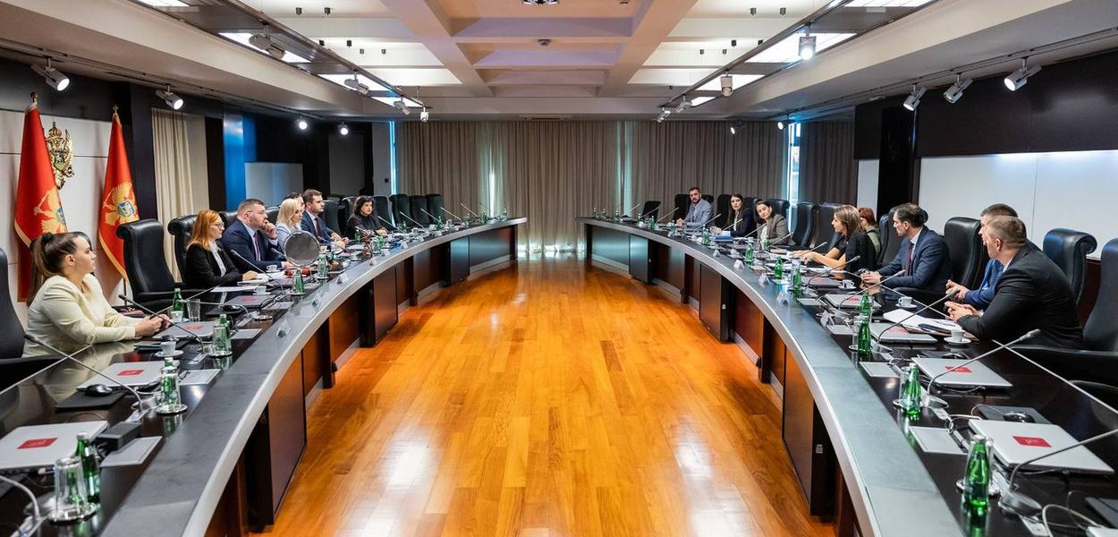 Sa sjednice Savjeta za vladavinu prava (Foto: Vlada Crne Gore)