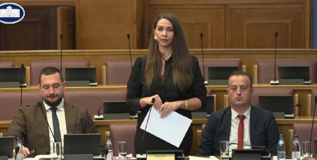 Majda Adžović (Foto: Skupština Crne Gore - stop kadar)