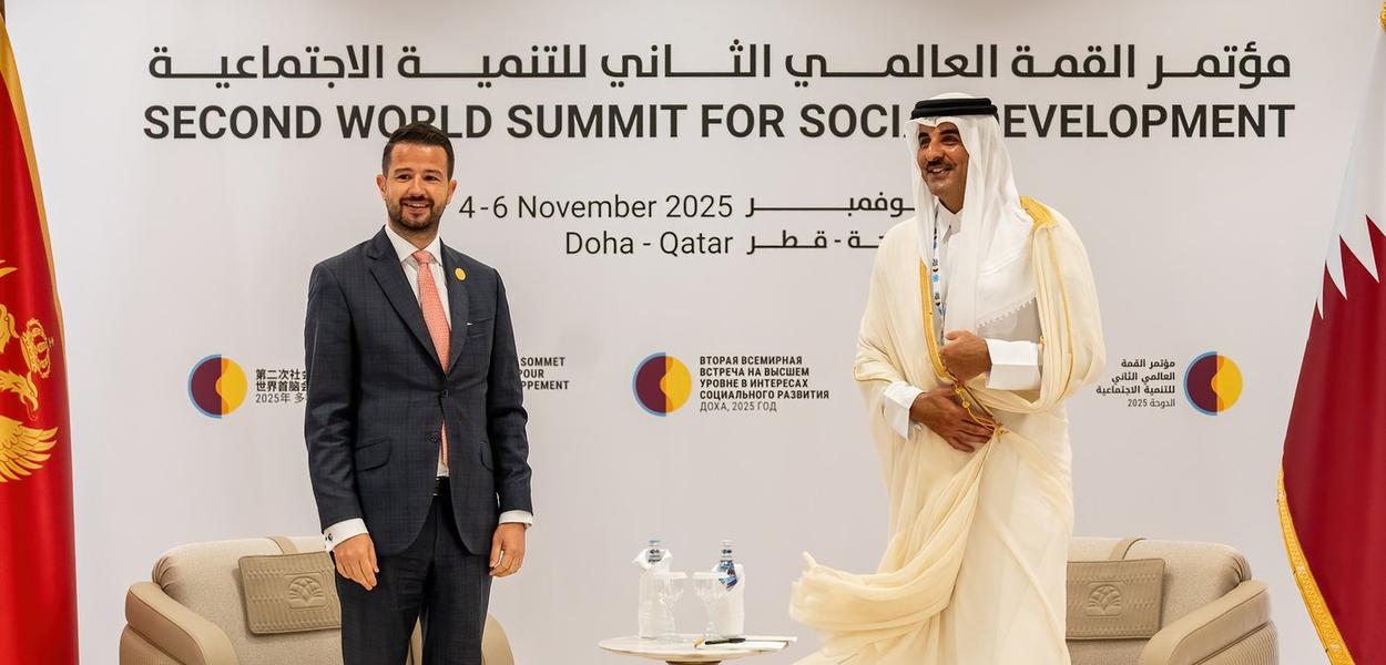 Milatović i Emir Katara (Foto: Kabinet predsjednika Crne Gore)