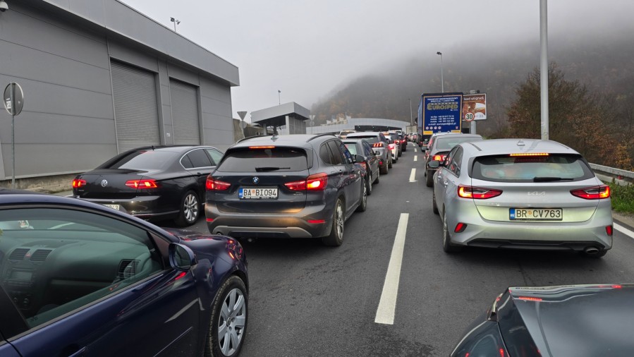 Velike gužve na GP Dobrakovo, 13.11.2025. (Foto: RTCG)