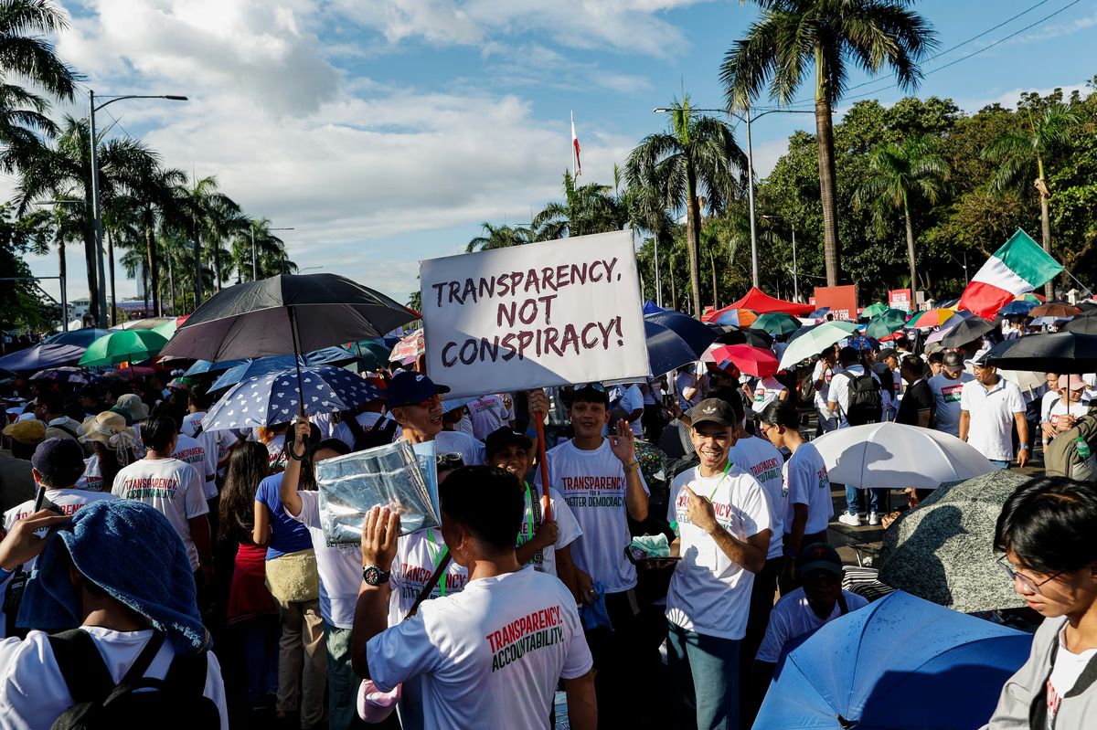 Sa protesta u Manili, Filipini (Foto: AP Photo/Mark Cristino)